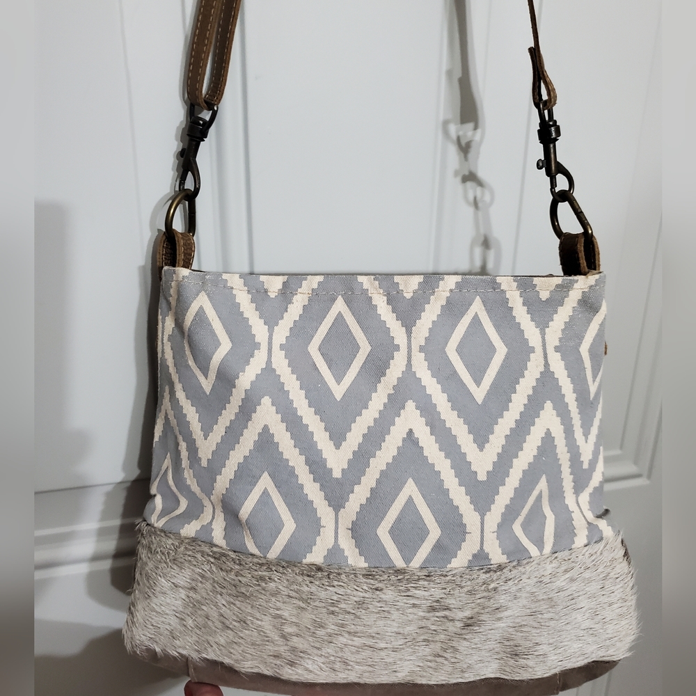 MYRA Bag crossbody calf hair purse